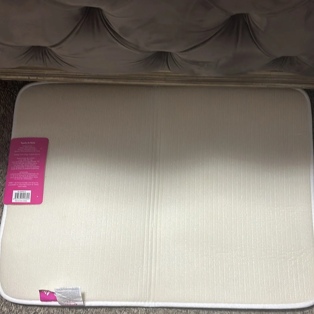 Barbie sparkle floor mat